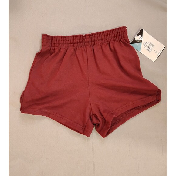 Girls Soffe Athletic Shorts Maroon Small - Picture 1 of 4